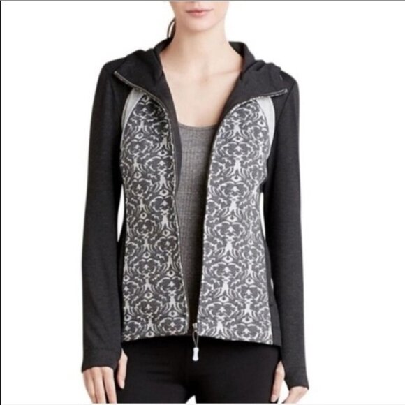 Anthropologie Jackets & Blazers - Anthropologie Pure + Good Size XS Gray Zip Up Hoodie Sweatshirt Jacket